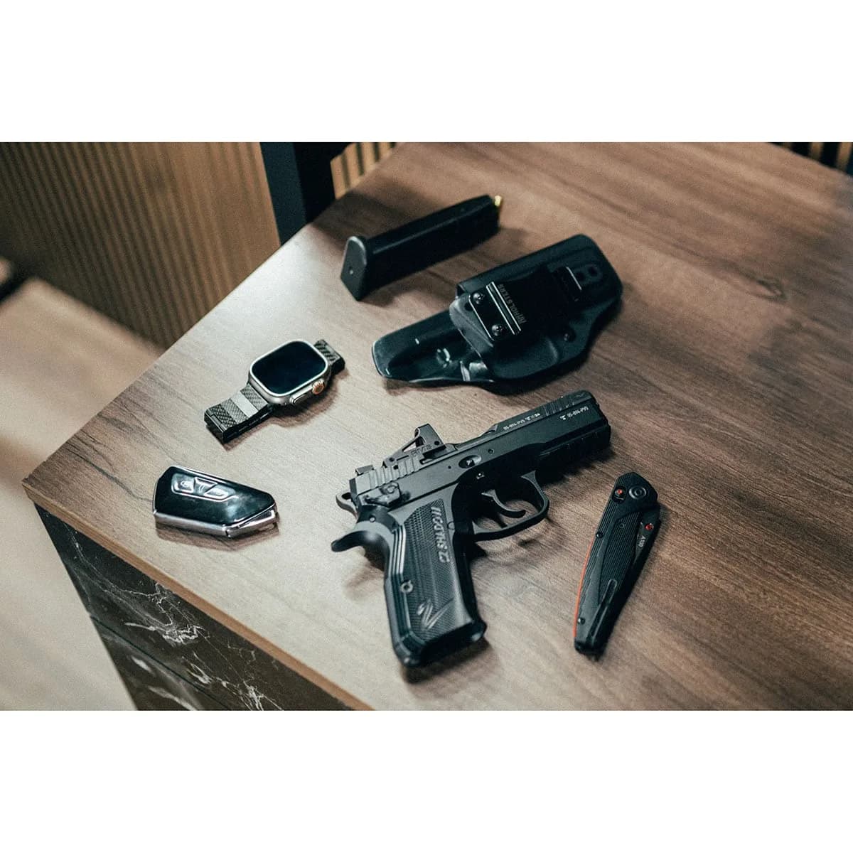 Shadow 2 Carry 9mm Luger 4" BBL (2)15RD Mags Black