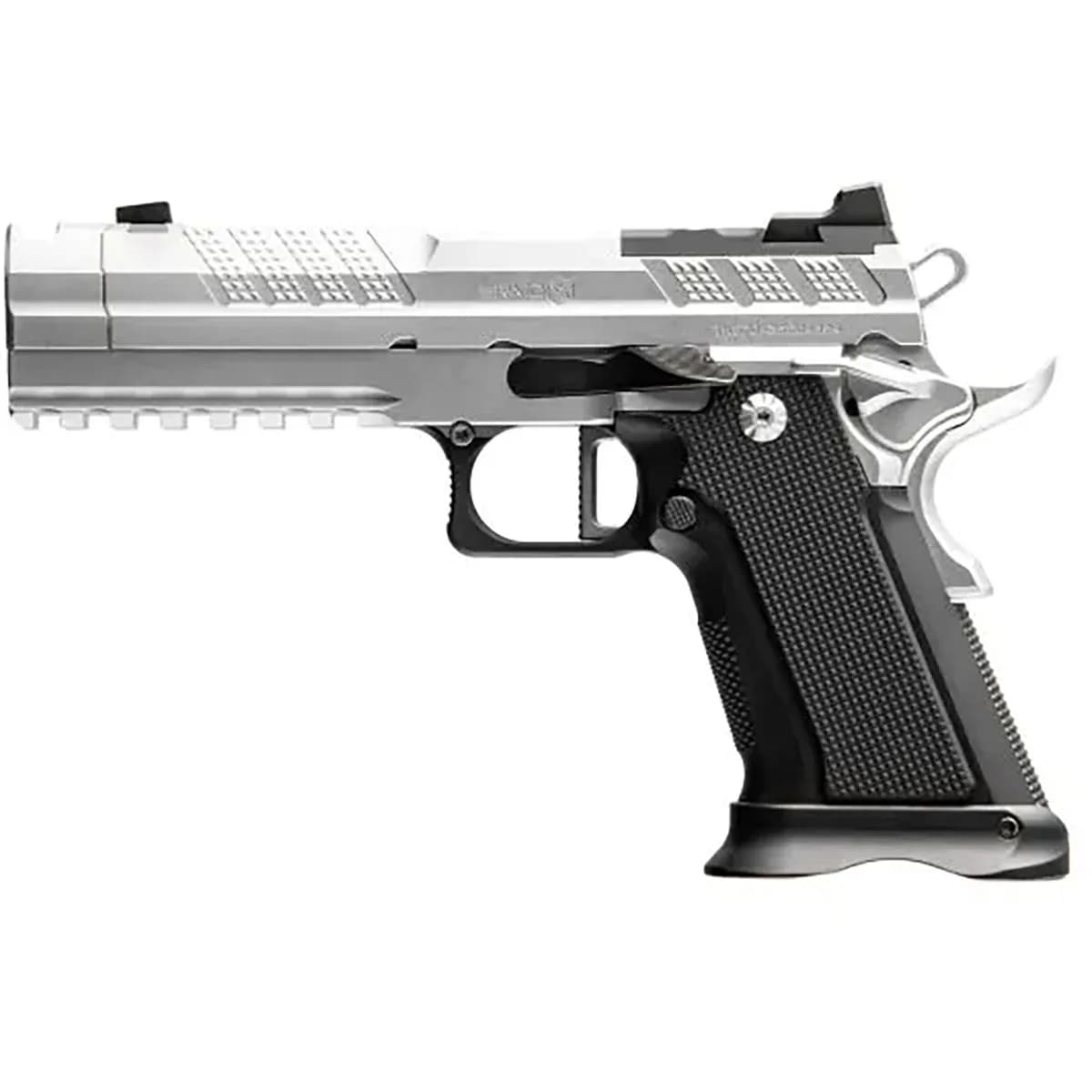XP Comp 9mm Luger 4.6"BBL (2)17RD Mags Chrome