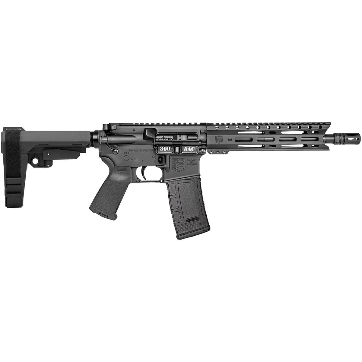 DB15 Carbon Series 300BLK 10"BBL (1)30RD Mag Black