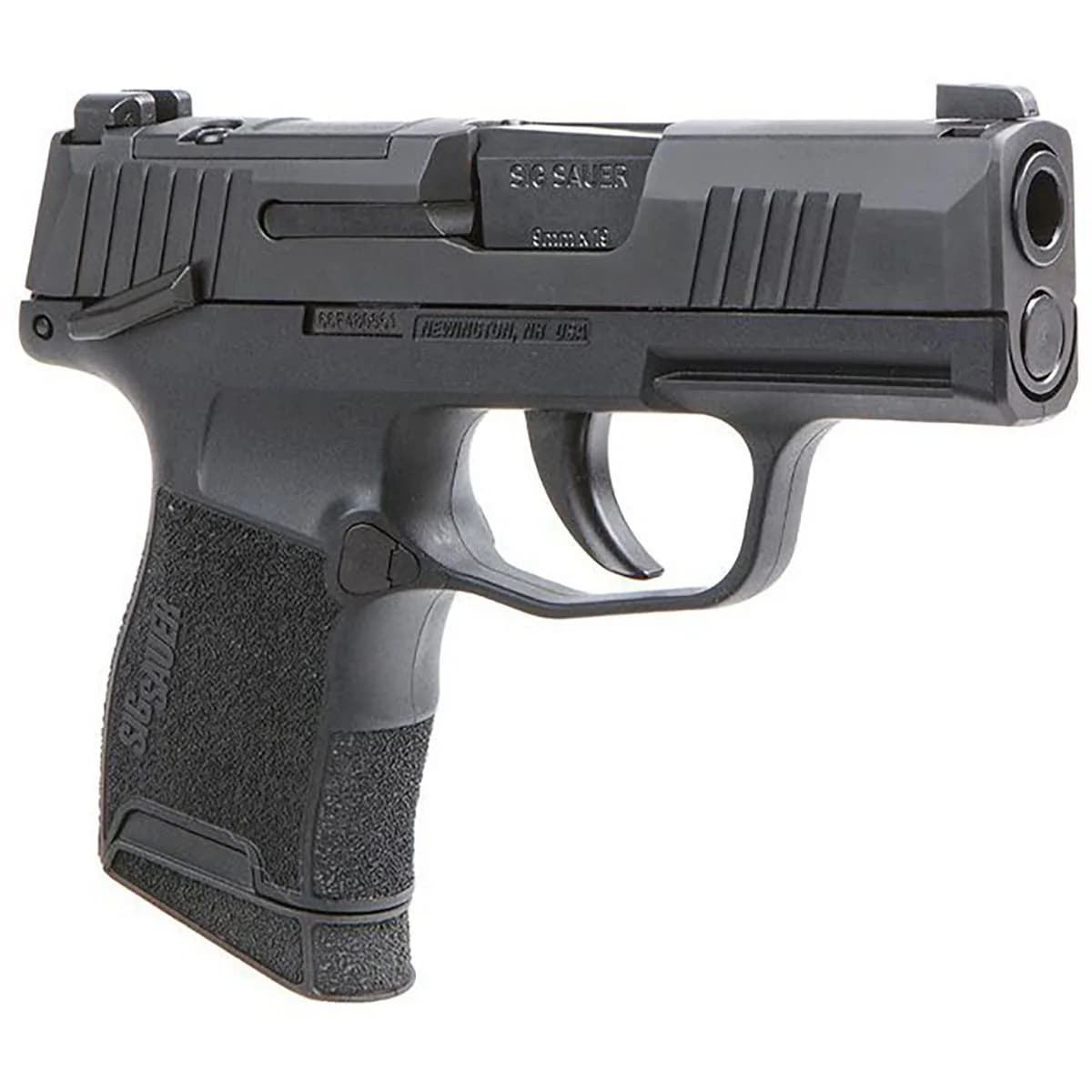 P365 Striker 9mm 3.1" BBL (2)10RD Mags Black