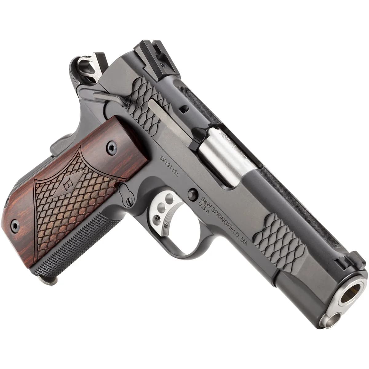 SW1911SC E-Series 45 ACP 4.25” BBL (1)7RD & (1)8RD Black - photo 2