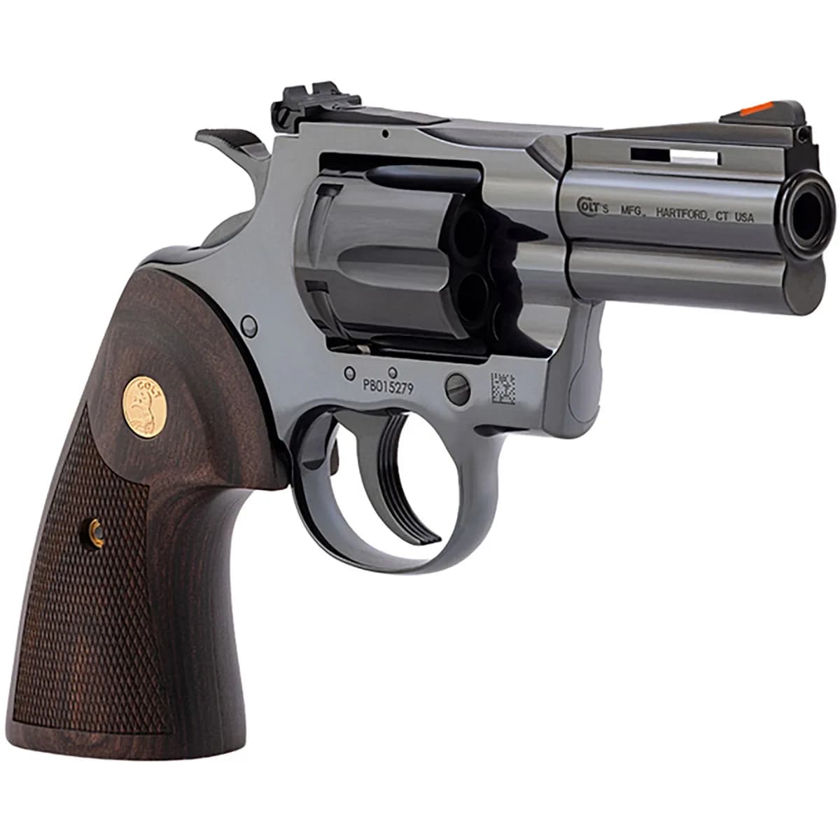 Python 357 Magnum 3" BBL 6RD Gloss Blued - photo 2