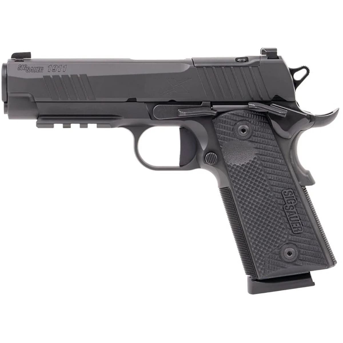 1911-XCARRY 45 ACP 4.25" BBL (2)8RD Mags Black