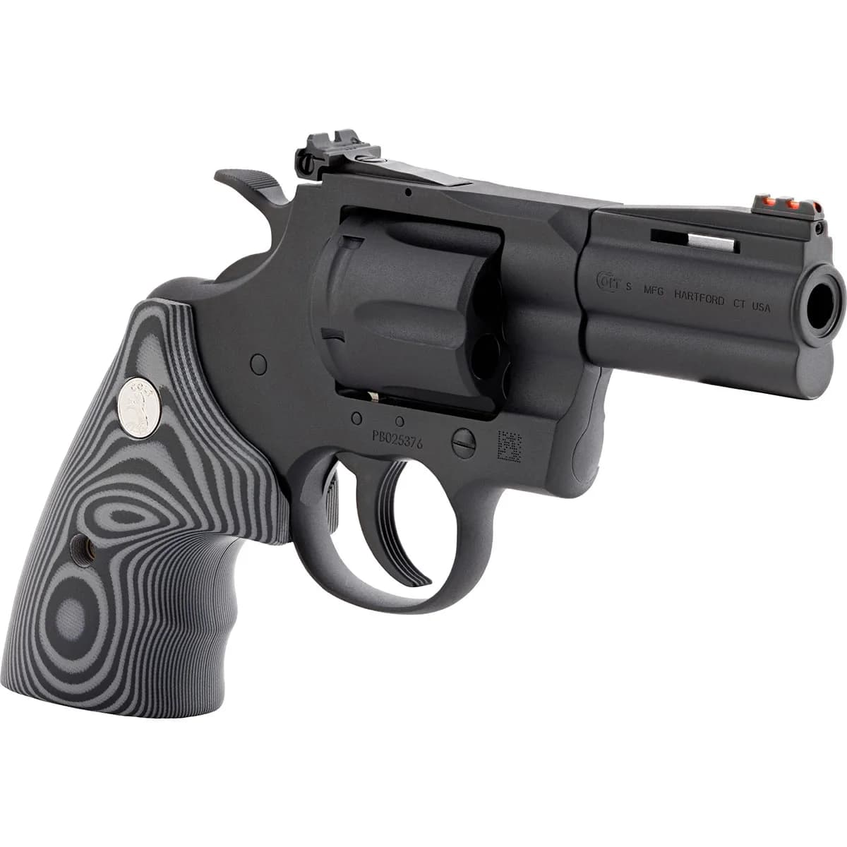 Python 357 Magnum 3" BBL 6RD G10 Grip Matte Blued - photo 2