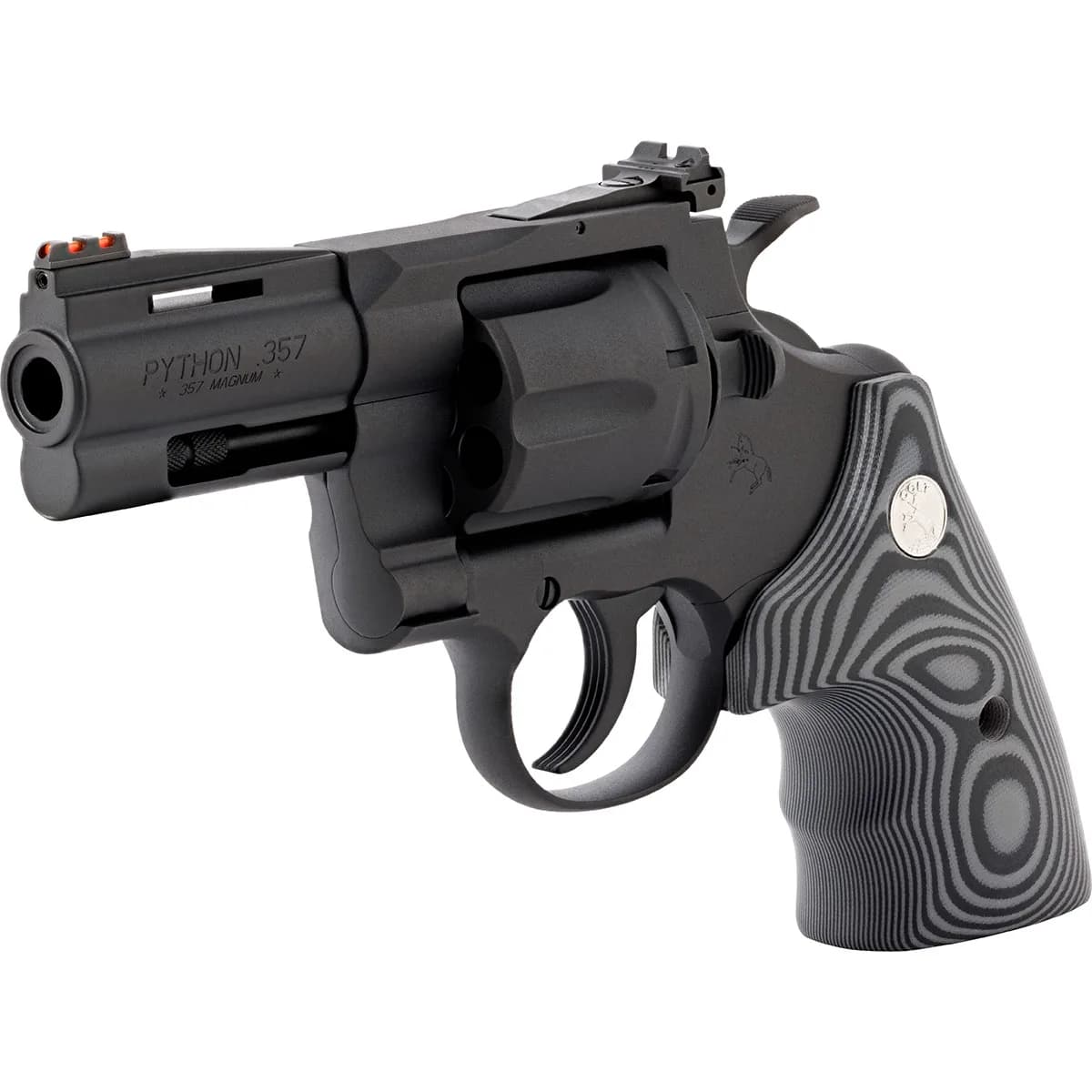 Python 357 Magnum 3" BBL 6RD G10 Grip Matte Blued - photo 3