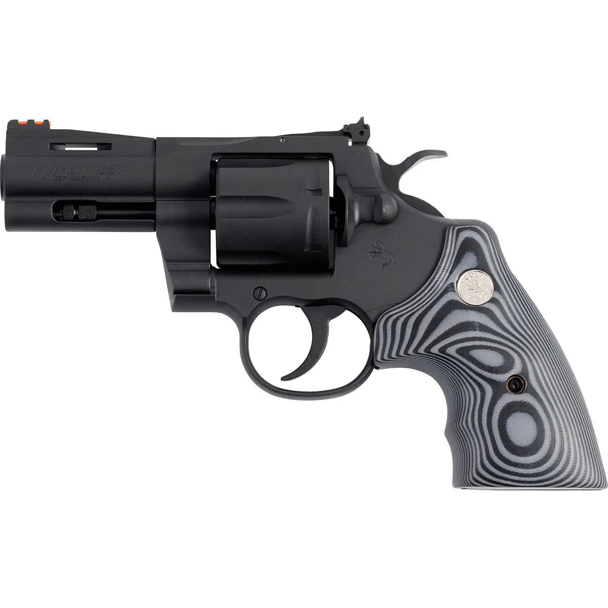 Python 357 Magnum 3" BBL 6RD G10 Grip Matte Blued - photo 4