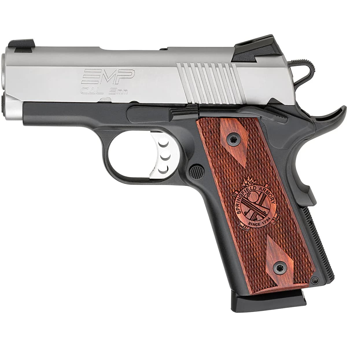 1911 EMP 9mm Luger 3" BBL (3)9RD Mags Two-Tone