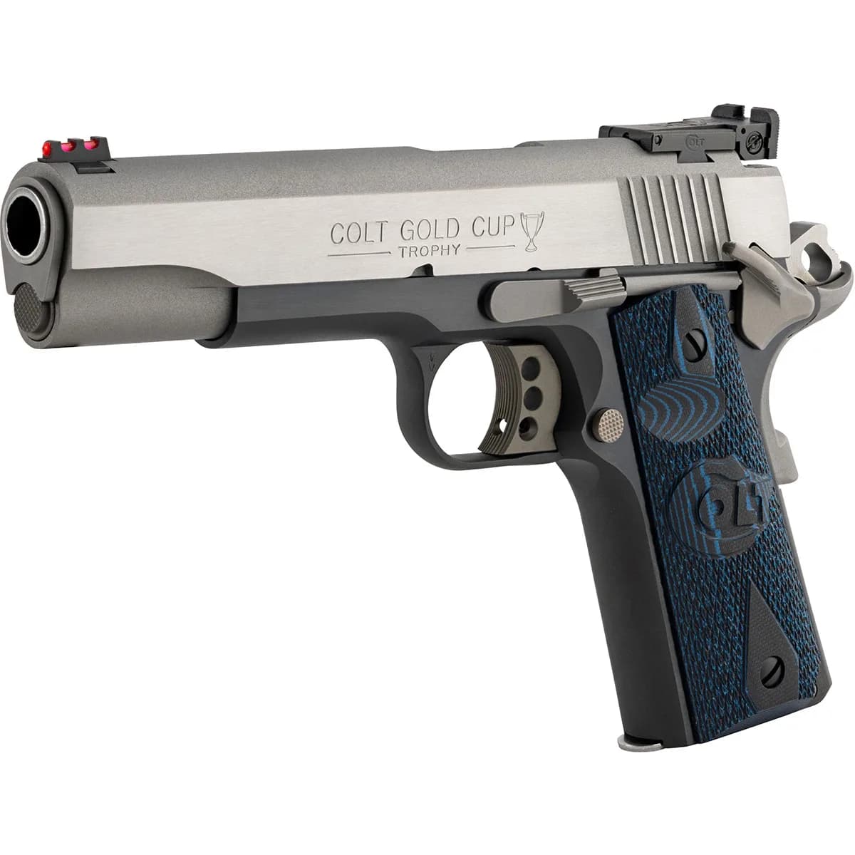 Gold Cup Lite 45 ACP 5” BBL (1)8RD Mag Two-Tone/Blue - photo 3