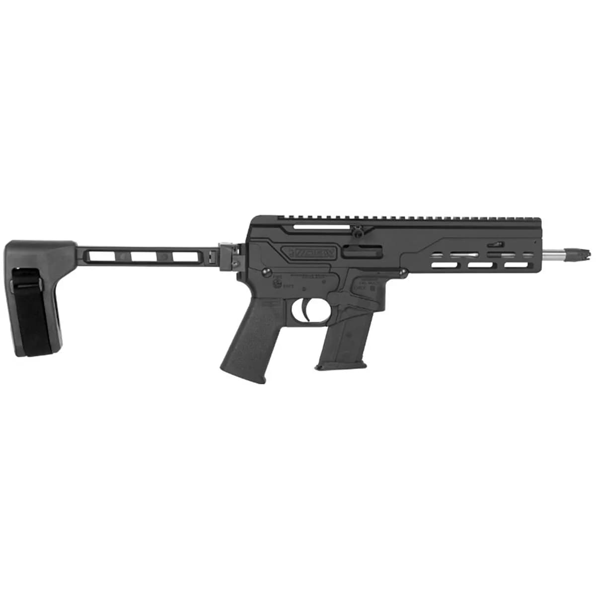 DBX 5.7x28mm 8"BBL (1)20RD Mag w/Folding Brace Black