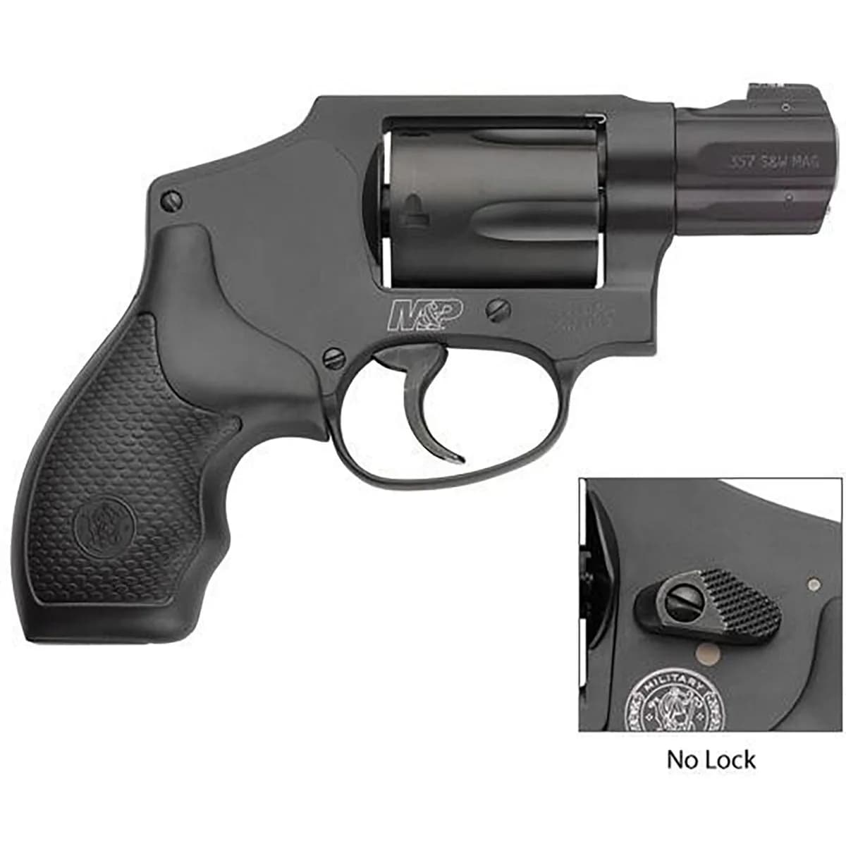 M&P 340 J-Frame 357 Magnum 1.88” BBL 5RD Black - photo 7