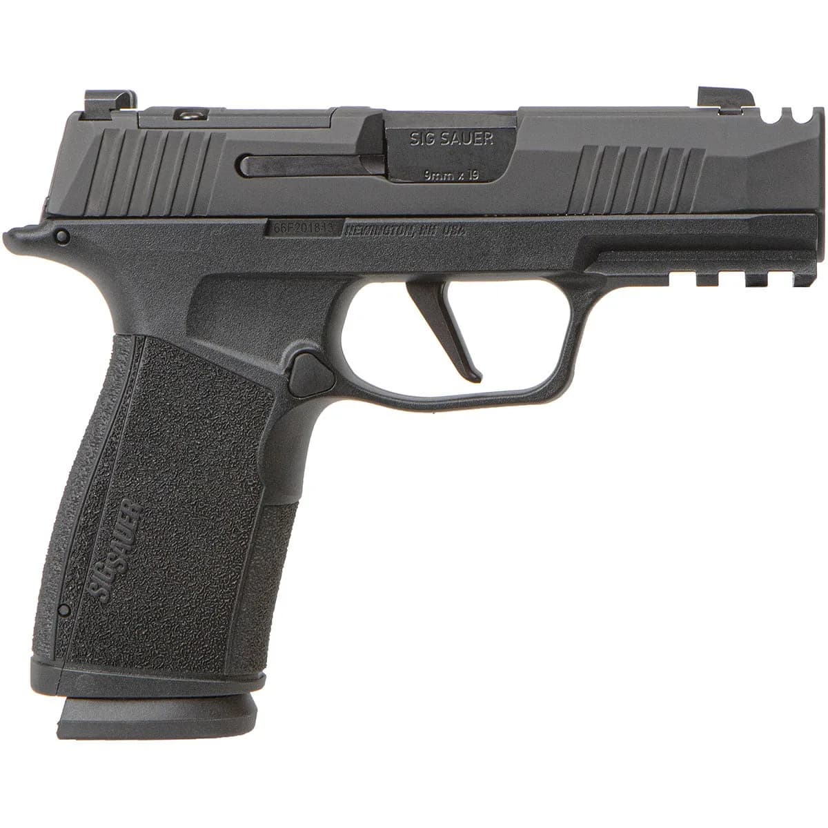 P365 XMACRO Comp 9mm 3.1" BBL (2)10RD NS BLK