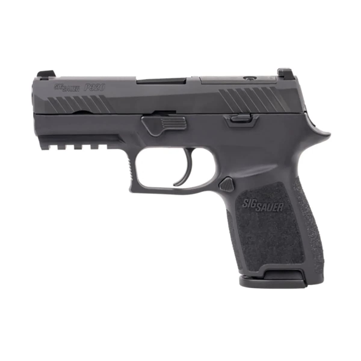 P320 Compact 9mm Luger 3.9" BBL (2)15RD Mags Black