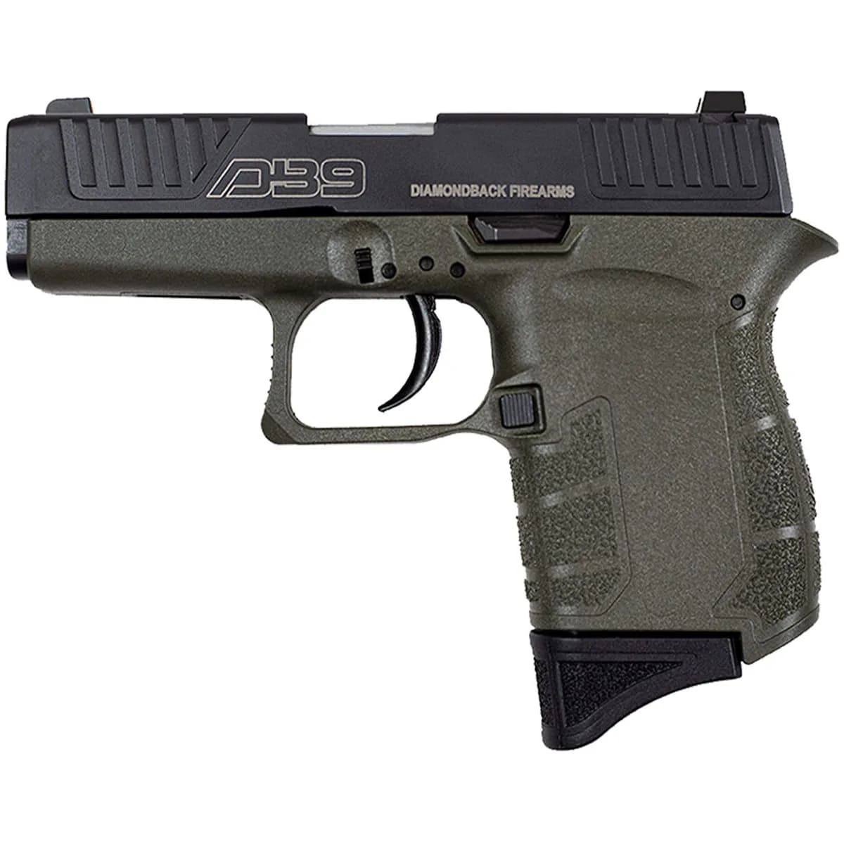 DB9 Gen 4 9mm Luber 3.1" BBL (1)6RD Mag Black/ODG - photo 2