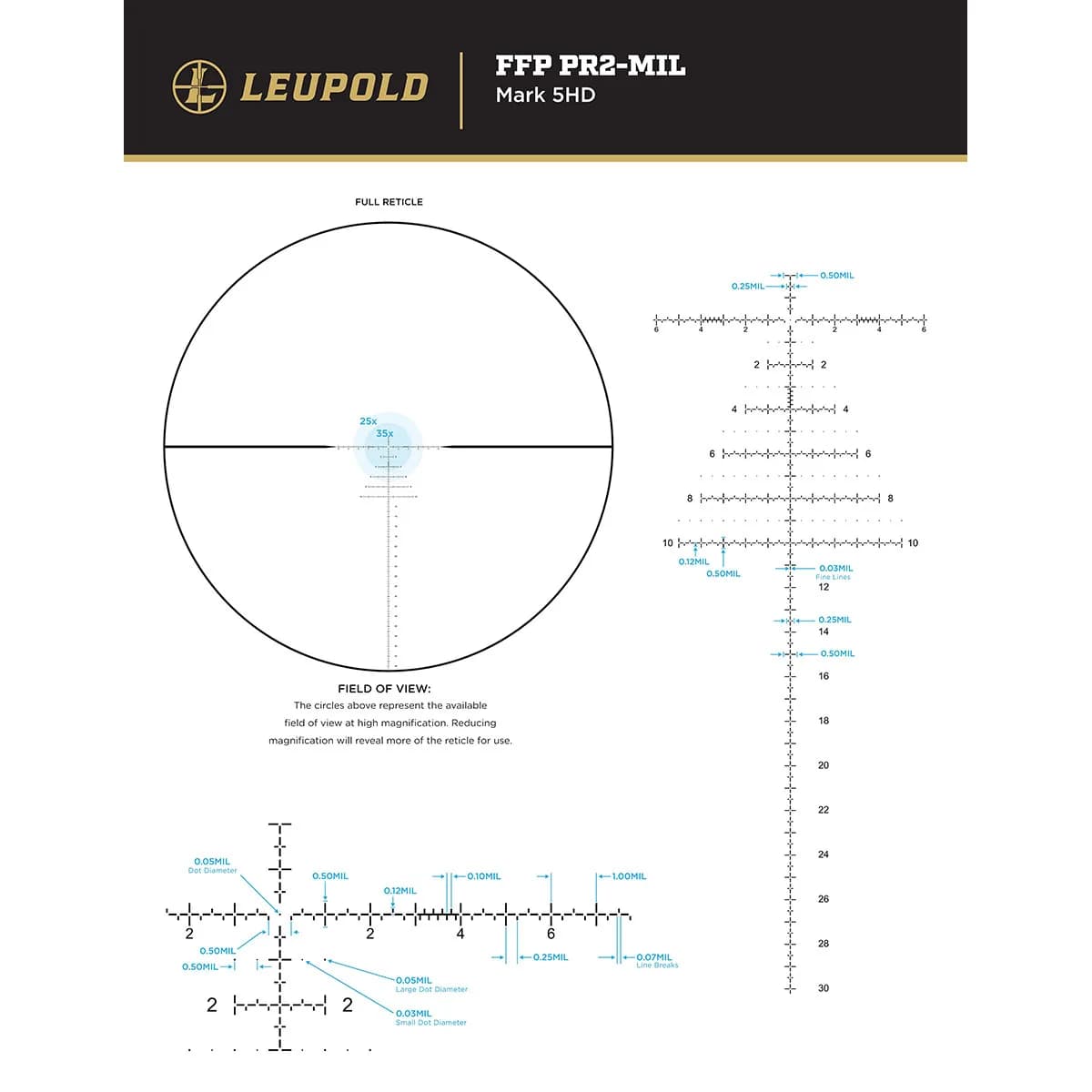 MARK 5HD 7-35x56mm FFP PR2-MIL Reticle Black - photo 3