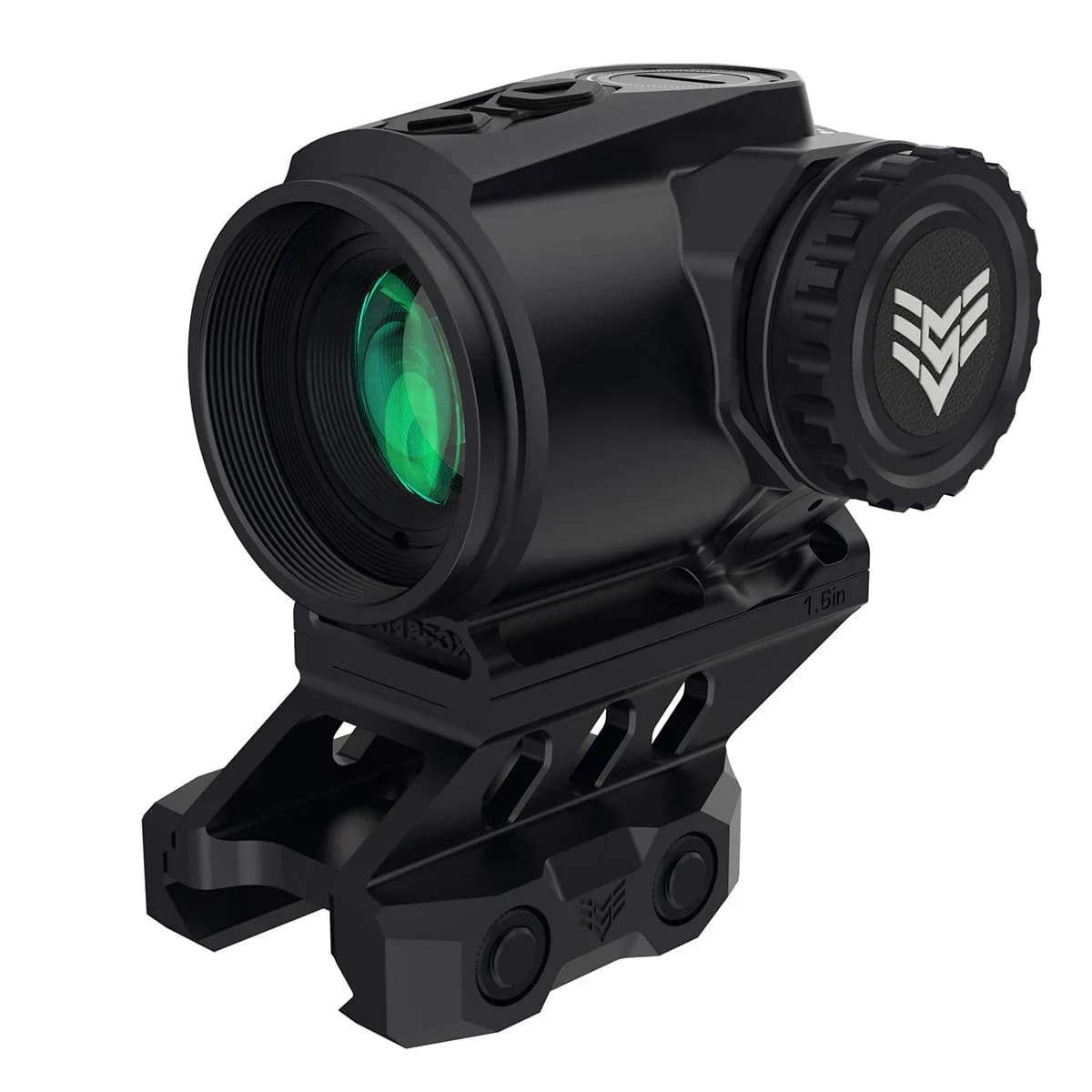 Raider 1x Red 6 MOA Reticle Micro Prism Sight Black - photo 3