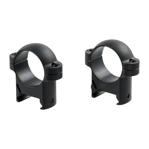 Zee Rings 1" Medium Steel Rings Matte Black