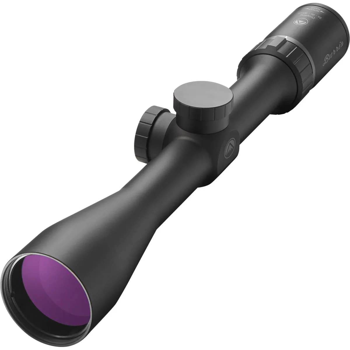 Droptine 3-9x40mm SFP Ballistic Plex Reticle Black