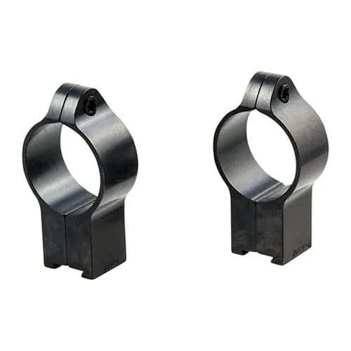 1" High (0.60") 11mm CZ Rings, Black