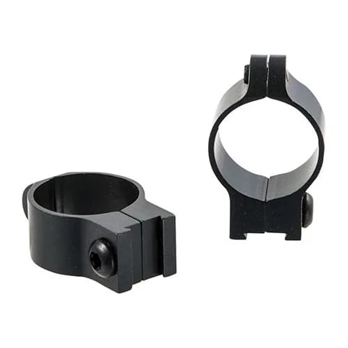 1" Low (0.35") 11mm CZ Rings, Black - photo 3