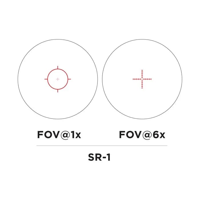 Vudu 1-6x24mm FFP Illuminated Red SR1 MRAD Black - photo 5