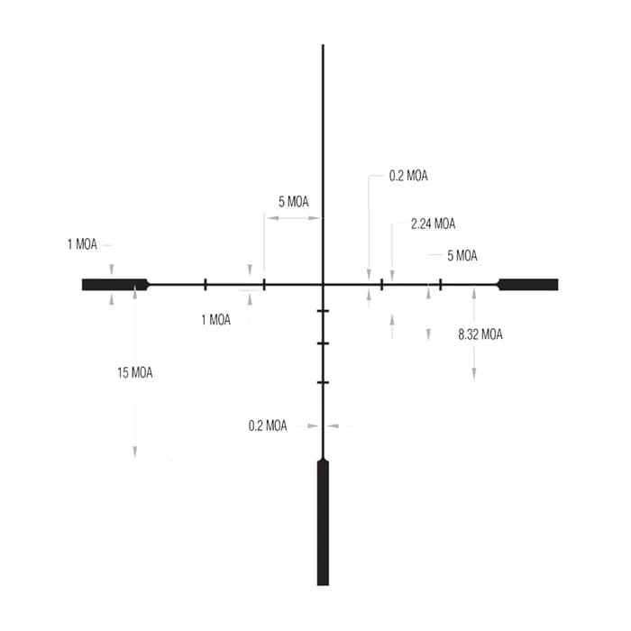 Huron 3-12x40mm SFP BDC Hunter Holds Reticle Black - photo 6