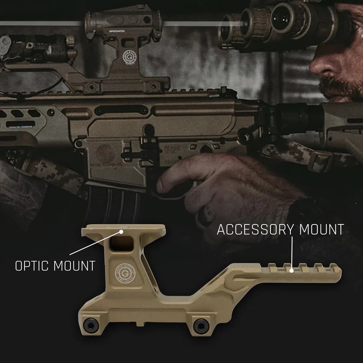 Hydra V2 Dual Optic Mount Kit for Eotech XPS FDE - photo 3