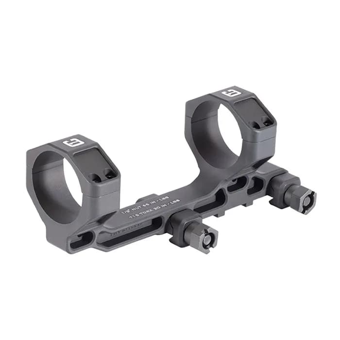 30mm 1.54" 0 MOA Modular Mount, Black - photo 2