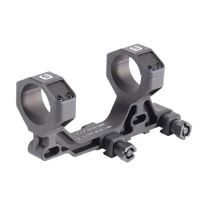 30mm 1.93" 0 MOA Modular Mount, Black