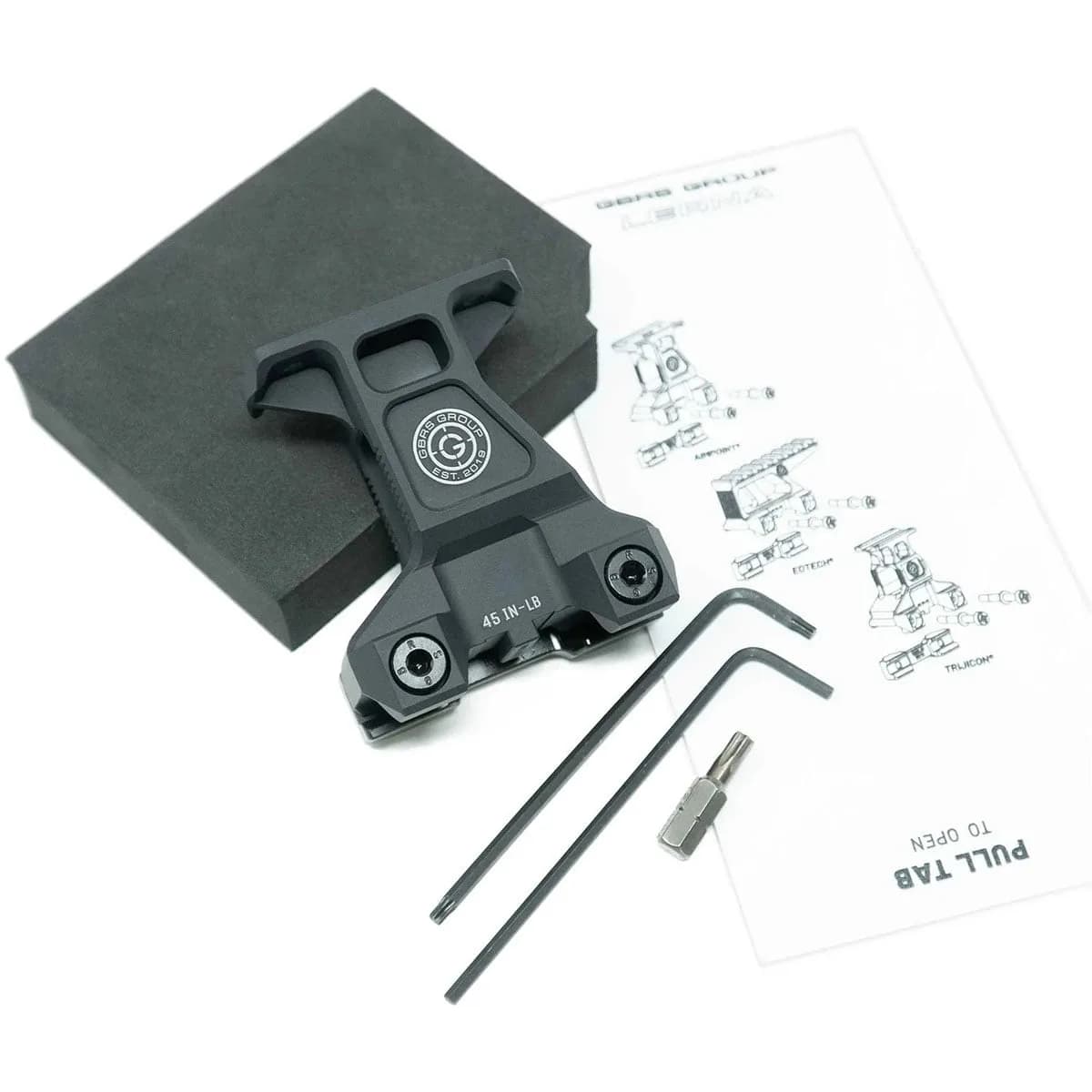 Lerna Optic Mount Kit for Aimpoint Acro Black