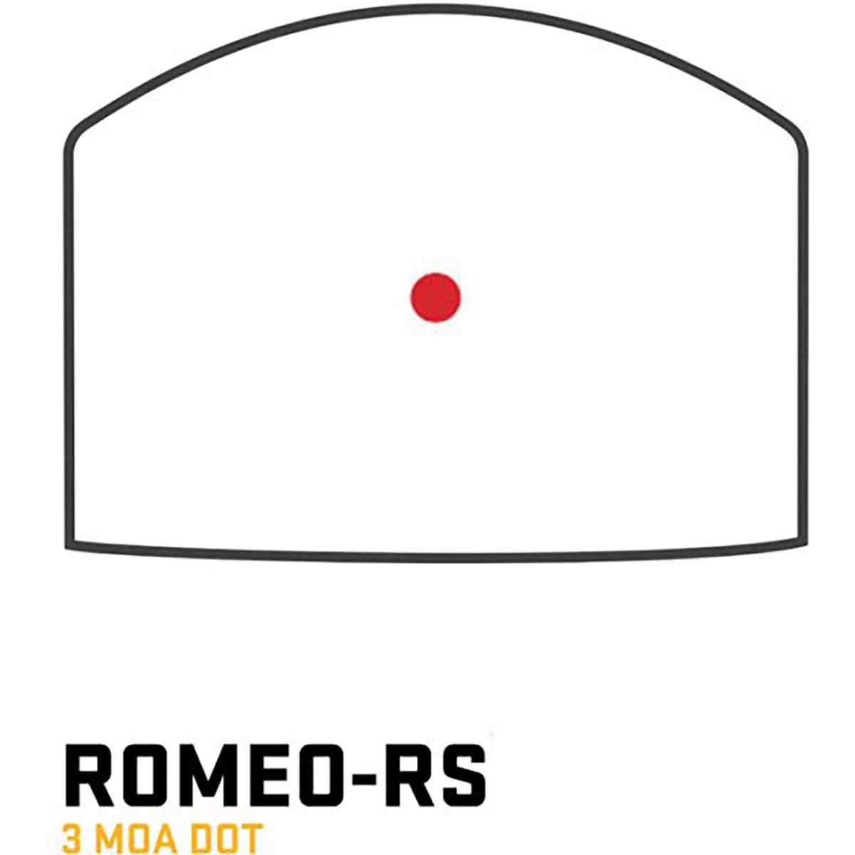 Romeo-RS 3 MOA Red Dot Pro Footprint Black - photo 2