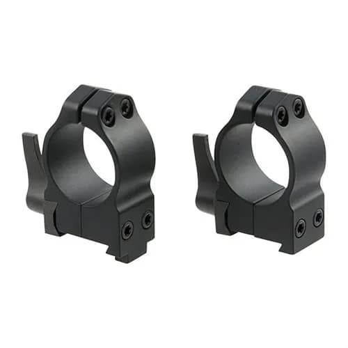 1" Medium (0.925") QD 19mm Dovetail Rings, Black - photo 2
