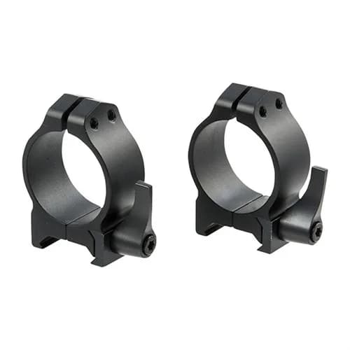 30mm Low (0.25") QD Rings Black