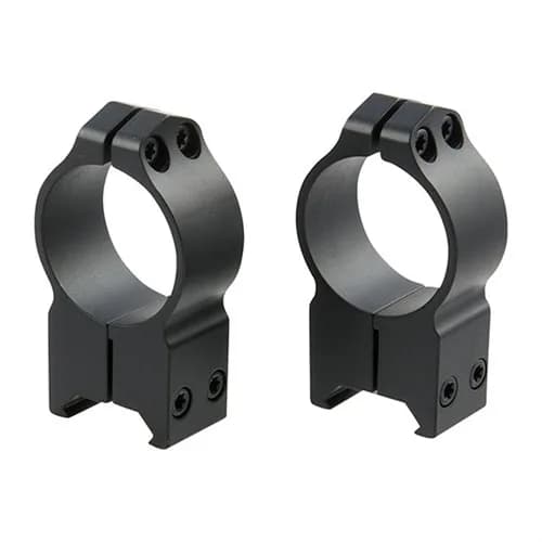 30mm Extra High (1.240") Fixed Rings, Black