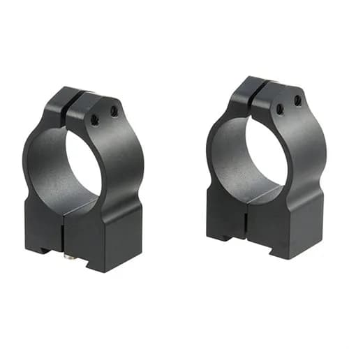 1" Medium Matte Black Tikka Rings