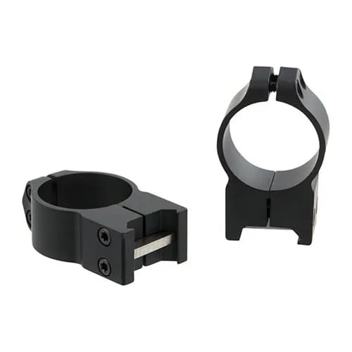 30mm High (1.115") Fixed Rings, Black