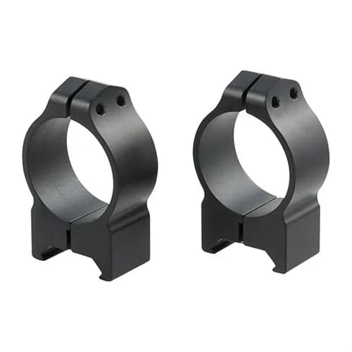30mm Medium (0.965") Fixed Rings, Black