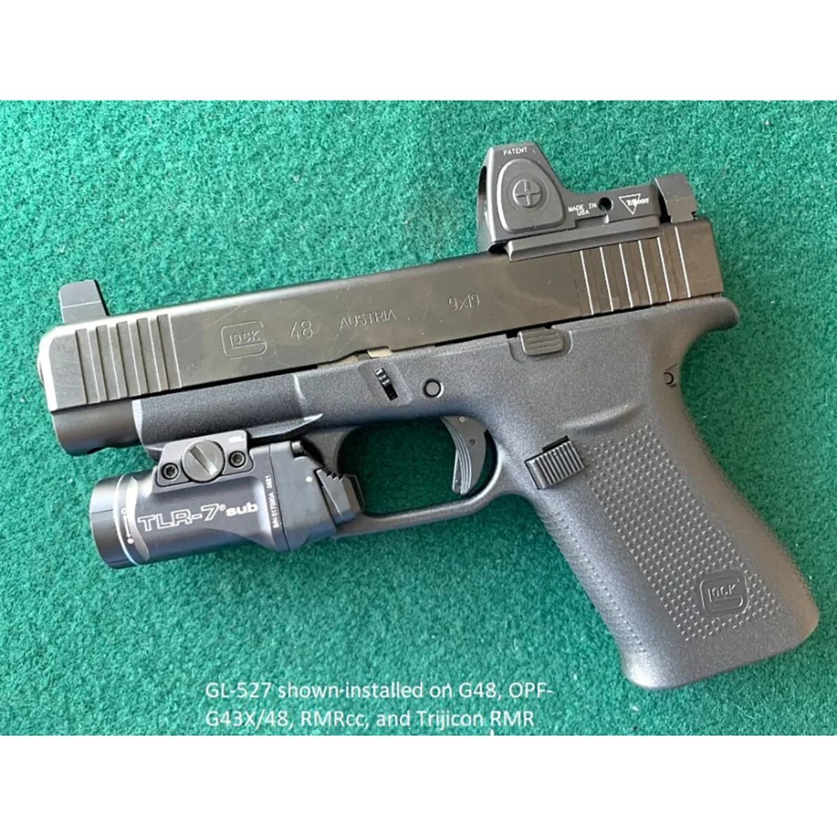 Adapter Plate For Trijicon RMRcc Fits Glock 43/48 - photo 5