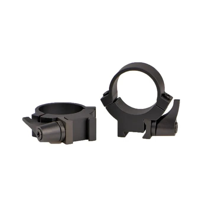1" Medium (0.90") QD Dovetail Rings, Black