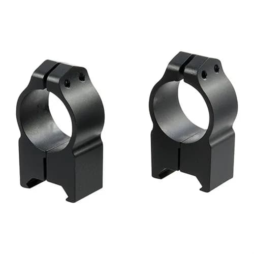 1" High (1.025") Fixed Rings, Black