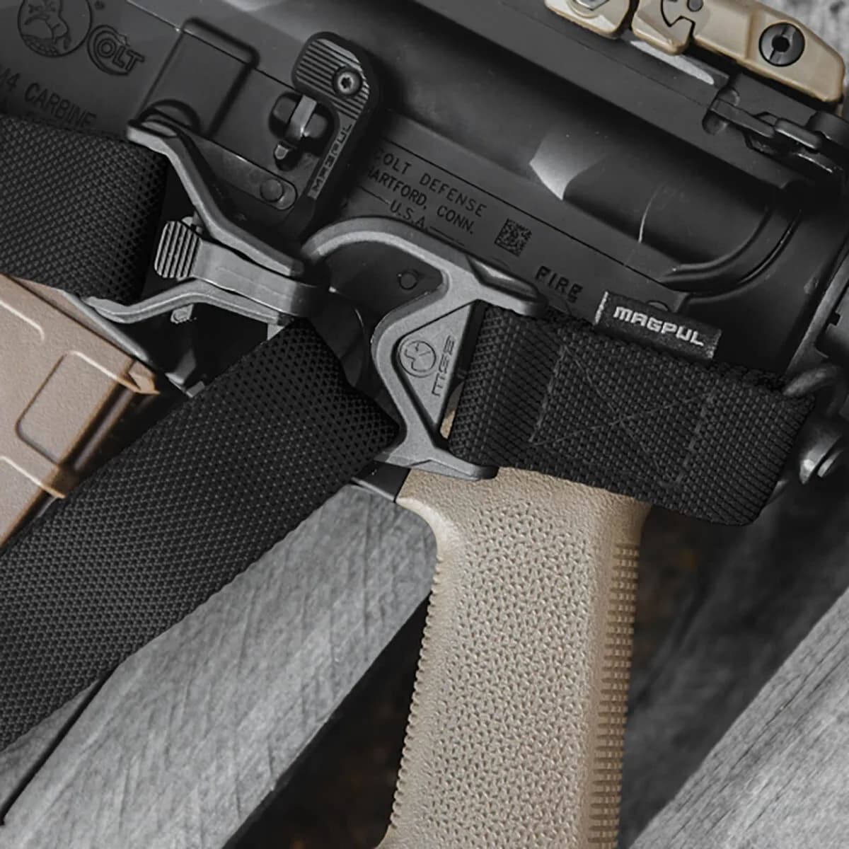 MS3 GEN2 Single QD One/Two-Point Rifle Sling Black