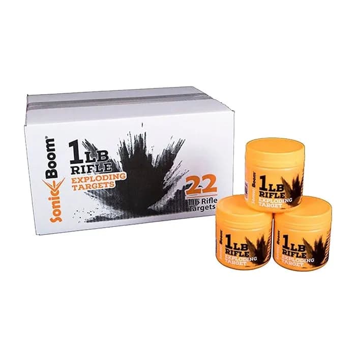 1 Pound Exploding Rifle Target 22 Pack