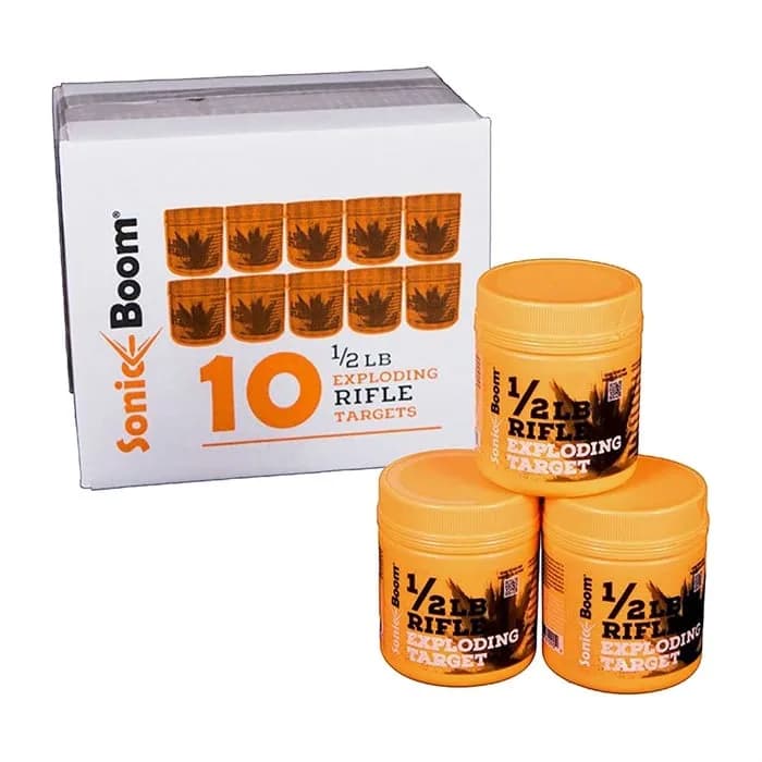 1/2 Pound Exploding Rifle Target 10 Pack