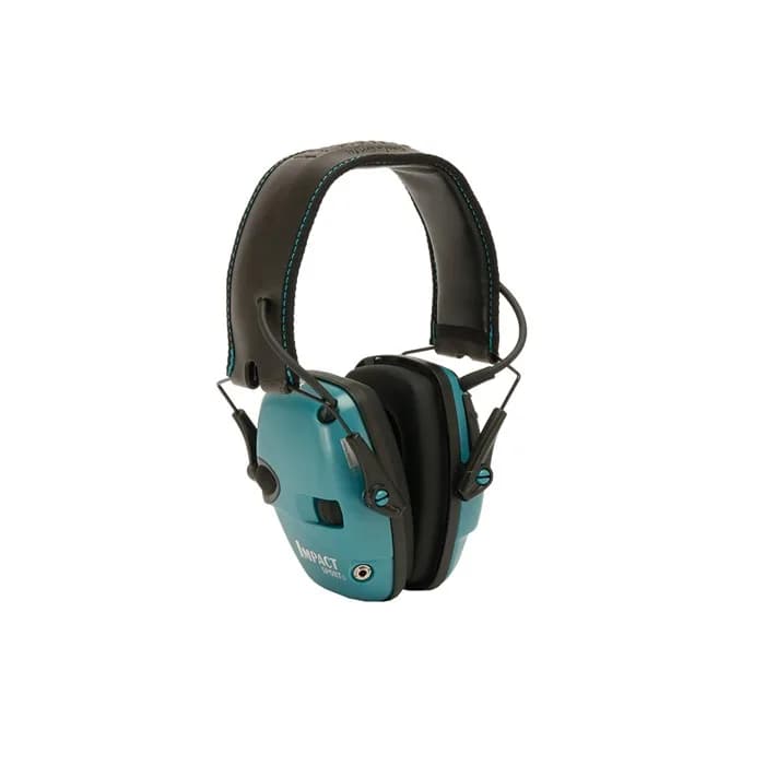 Impact Sport Electronic Earmuffs Teal