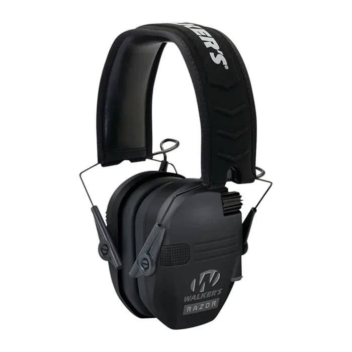 Razor Slim Electronic Muffs, Black