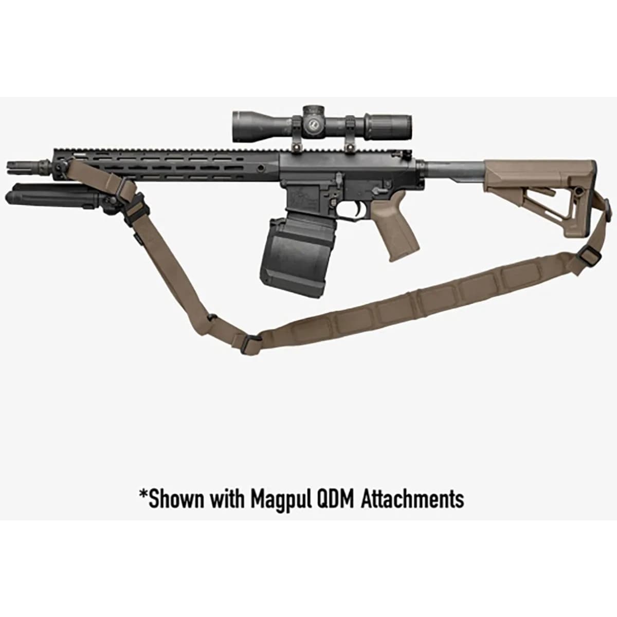 MS1 Padded Two-Point Rifle Sling Coyote
