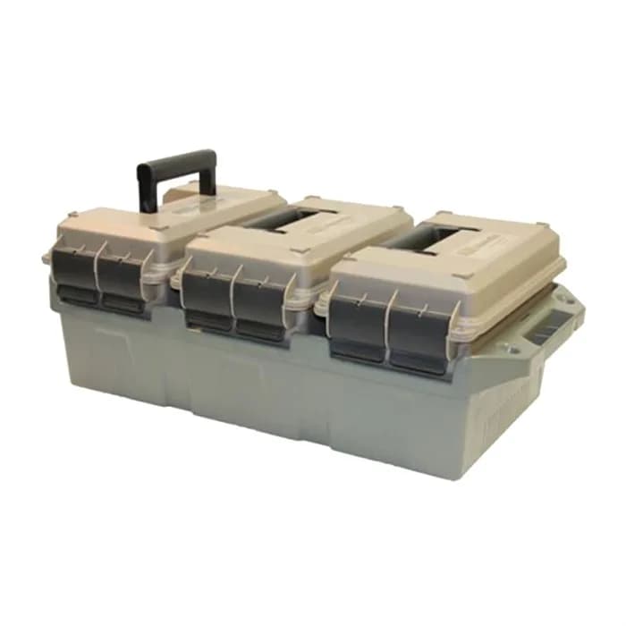 MTM 3-Can Ammo Crate 50 Cal Dark Earth - photo 2