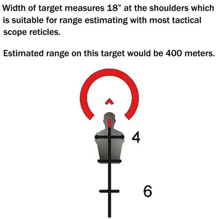 Rifle Full Size Human Silhouette Static Stand - photo 2