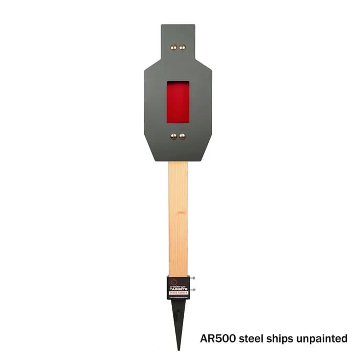 IPSC Rifle Rated Flapper Target-Ground Stake