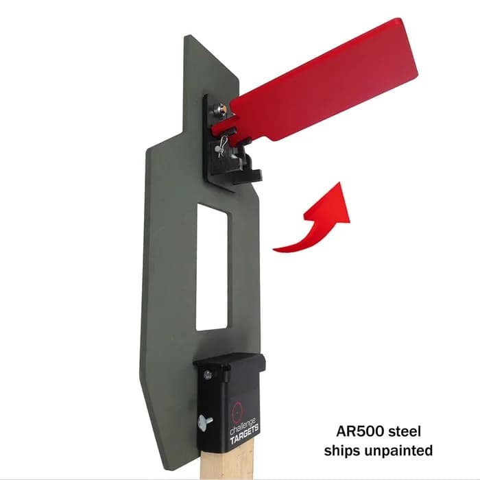 IPSC Rifle Rated Flapper Target-Ground Stake - photo 4