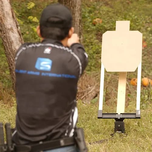 Steel IPSC "A" Zone Target W/Base & Target Holder - photo 5
